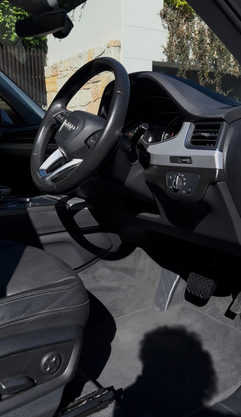 Interior view of vehicle seats